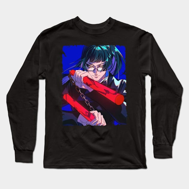 MAKI ZENIN MERCH VTG Long Sleeve T-Shirt by Diego Jiwananda